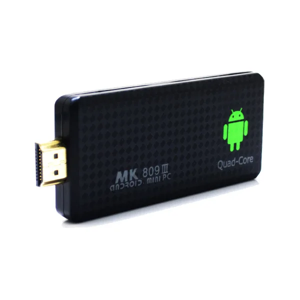 MK809III мини ТВ Stick DLAN ТВ Dongle Придерживайтесь Wifi ТВ Media Player Android 4,4 шт. 4 ядра Rockchip RK3188T 2 г /8 г Bluetooth XBMC