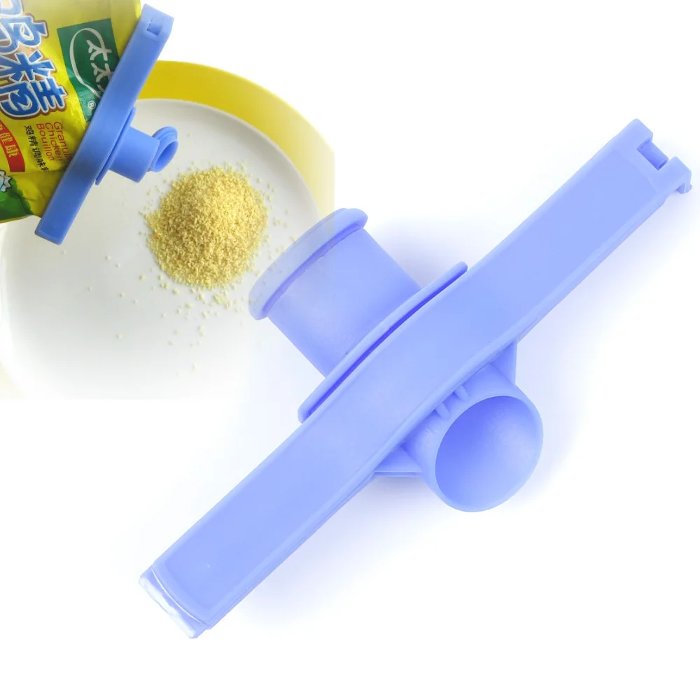 

Creative Reuseable Bag Clip Storage Food Fresh Clips Sealing Kitchen Sealer With A Cap Type Spray Nozzle Kitchen Tools