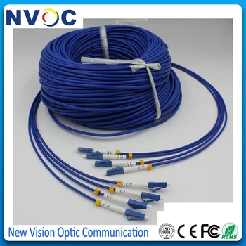 

125M 4Core SM G652D,4.0mm,PVC Jacket,SC/UPC-SC/UPC Armoured Fiber Jumper,4C SCUPC Single mode Armored Fiber Optical Patch Cord