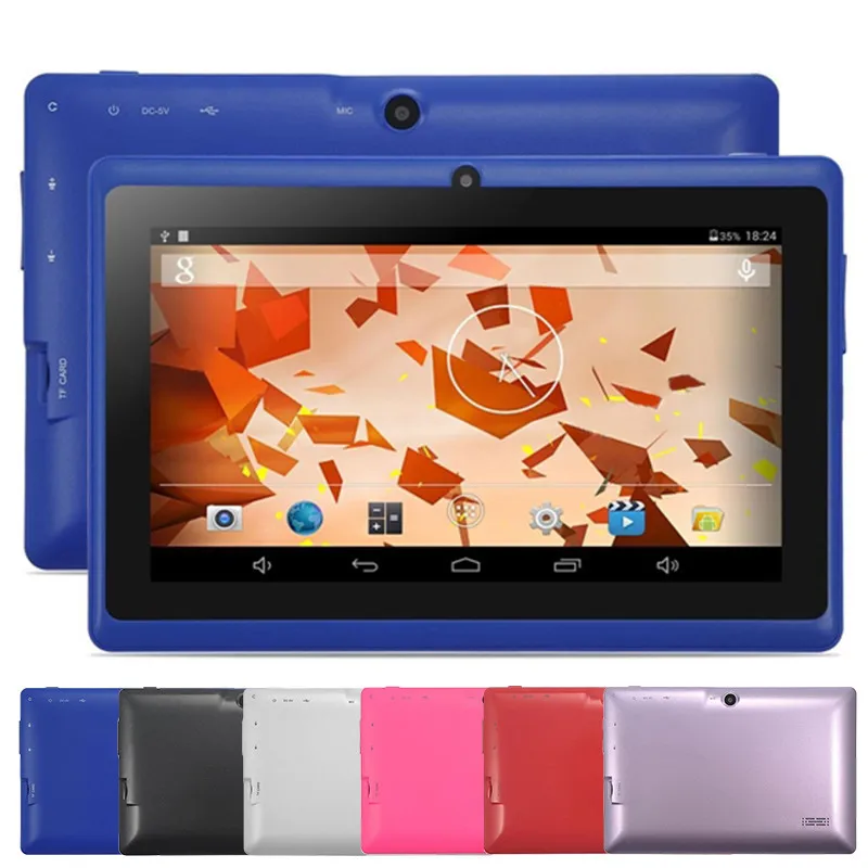 

Yuntab 7" Q88 Allwinner A33 Quad Core 1.5GHz Tablet PC 1024 x 600 With Dual core and Dual Camera 2500mAh(blue)