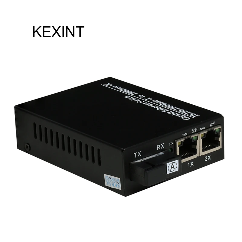 KEXINT волоконно оптический 2 порта Ethernet медиа конвертер онлайн волоконный медиа|fiber