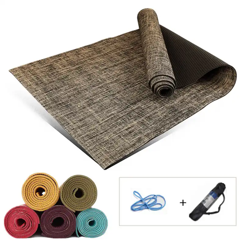linen yoga mat