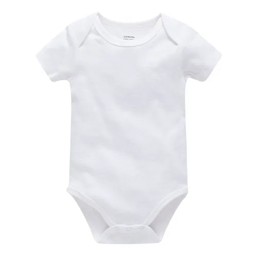 Kavkas 3 pièces 5 pièces bébé garçons filles vêtements solide blanc à manches courtes coton bébé Body bebe 0-24 mois nouveau-né combinaison