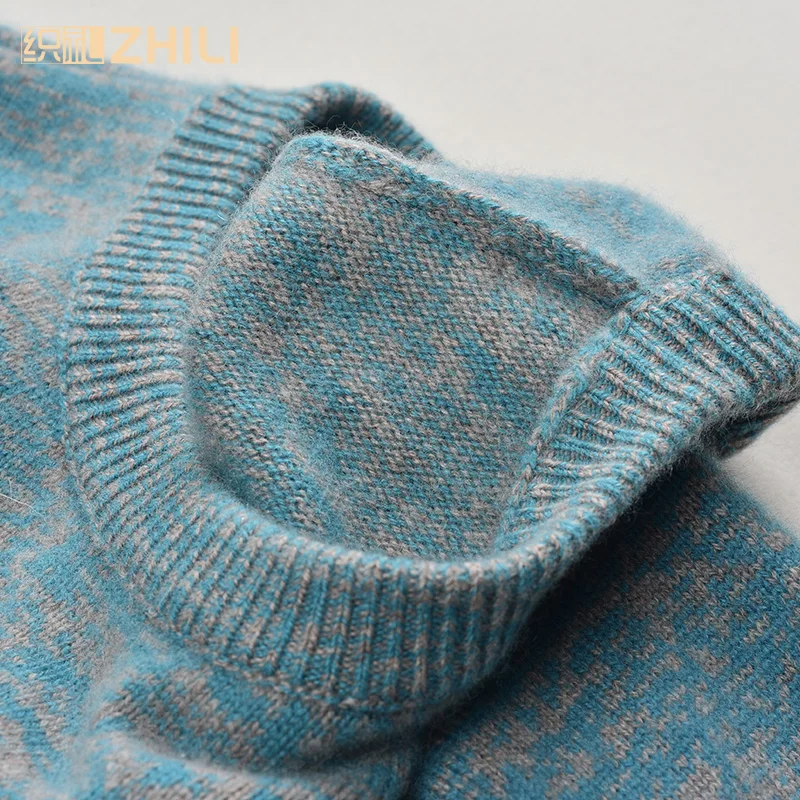  High Grade Men Sweater 2018 New 100% Cashmere Pullovers Winter Warm Jumper O neck Noble Fashion clo