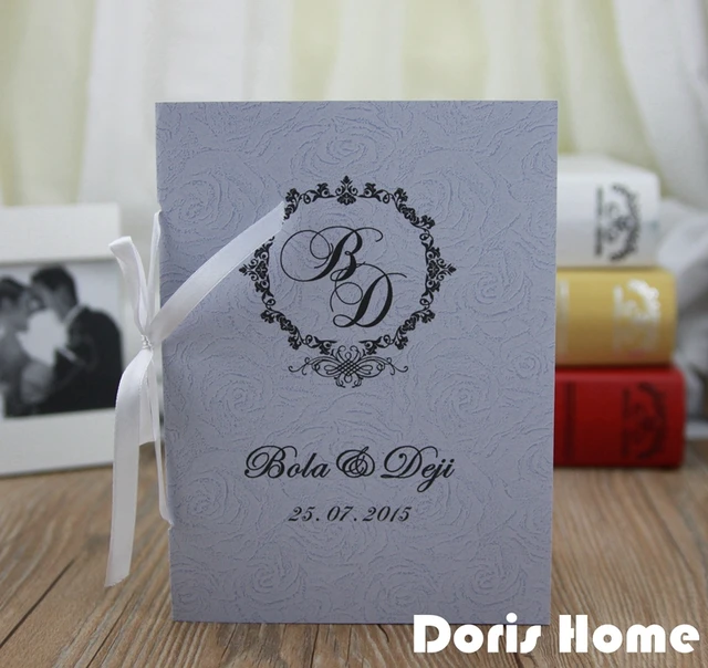customized wedding program of events wedding booklet in cards wedding programs booklet
