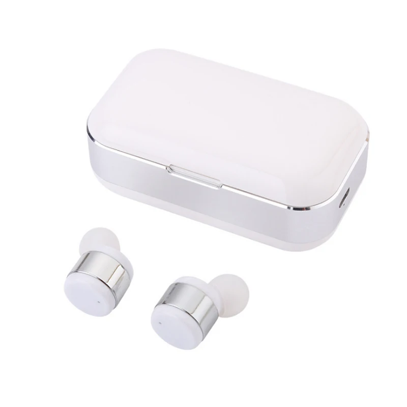 

TWS Tap Control Earbuds True Wireless Stereo Bluetooth 5.0 Earphone with Charging Case Support APTX 12 Hours Music