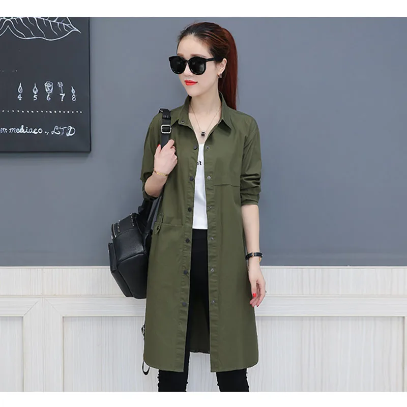 New arrival 2020 Women Solid Blouse Pocket Shirts fashion Long sleeve high quality turn down collar Spring Fall female Shirt OK5 |