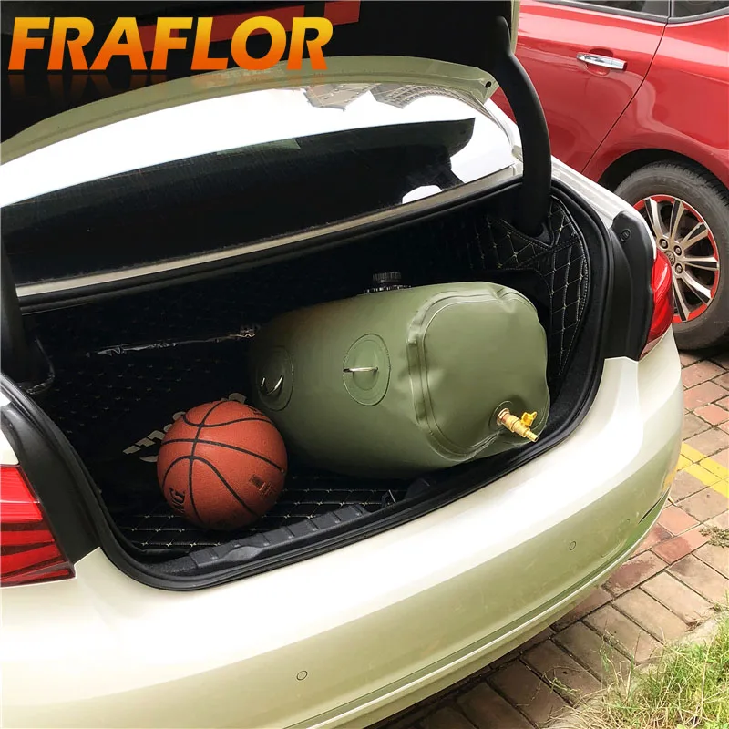 40L Foldable Spare Petrol Fuel Bag Jerry Can ATV UTV Off Road Car Gasoline Container Oil Storage Fuel Tank