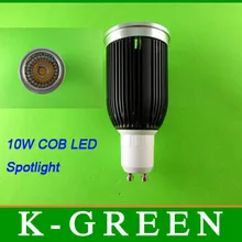 10x Best качество черный корпус MR16/E27/E14/GU10 10 Вт вел Spotlight express ужин яркость удара светодиодное освещение
