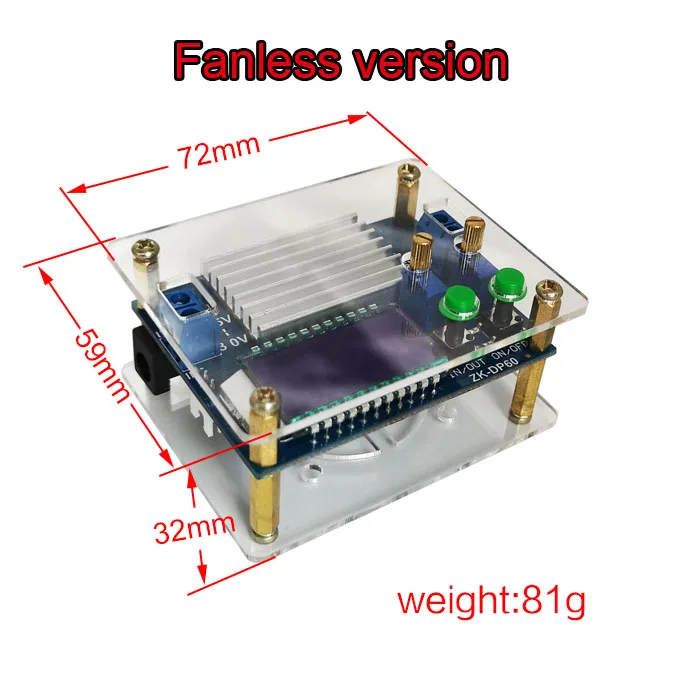 DC DC Automatic Boost/Buck Converter CC CV Power Module 0.5-30V 4A 35W Adjustable Regulated power supply Voltmeter ammeter