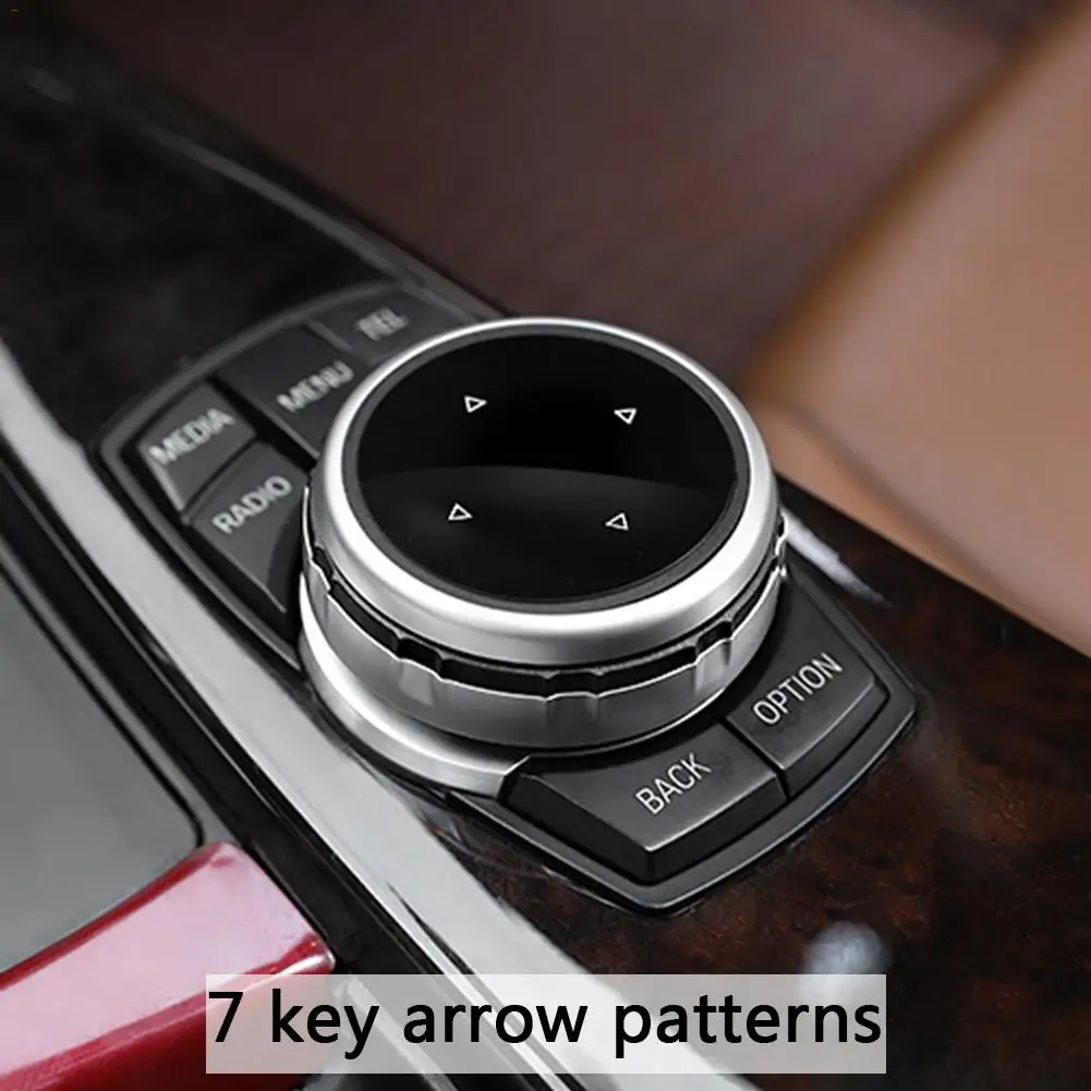 

Multimedia Drive Modification Knob Button Cover Smooth Surface Knob Cover Opaque Modified Button Cover Car Accessories