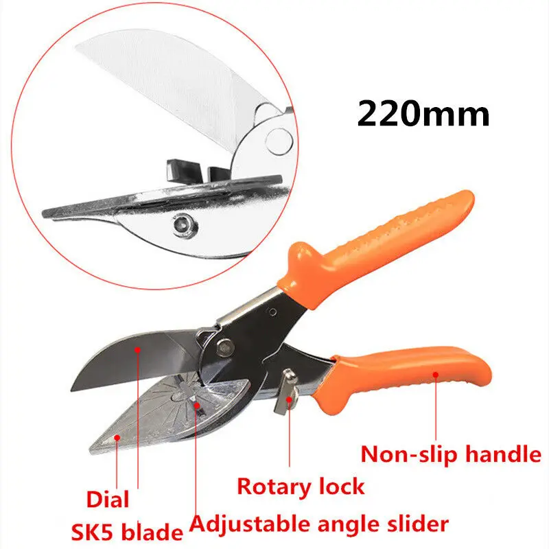 

Multi-function Right-angle Scissors Garden Shears Carpenter's Scissors Thread Slot and Thread Clip Pruning Shears