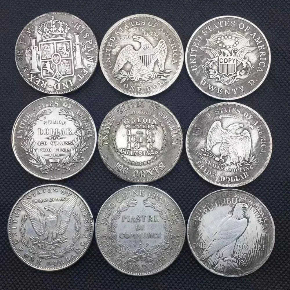 Серебряная монета США Queen Morgan монетные монеты Liberty 1 доллар антикварная медная