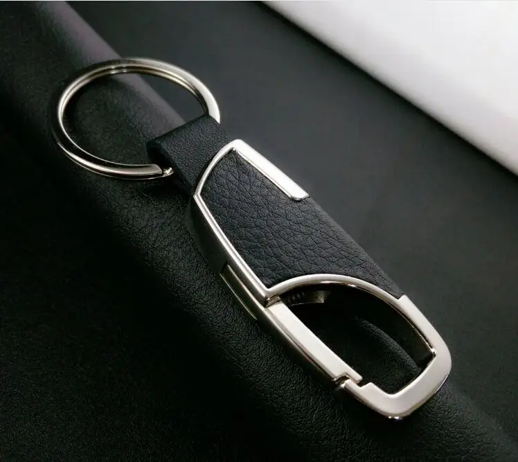 

Car Accessories Men Leather Key Chain Metal Car Key Ring for DAIHATSU terios sirion yrv charade feroza mira for Chery A1 A3 E3