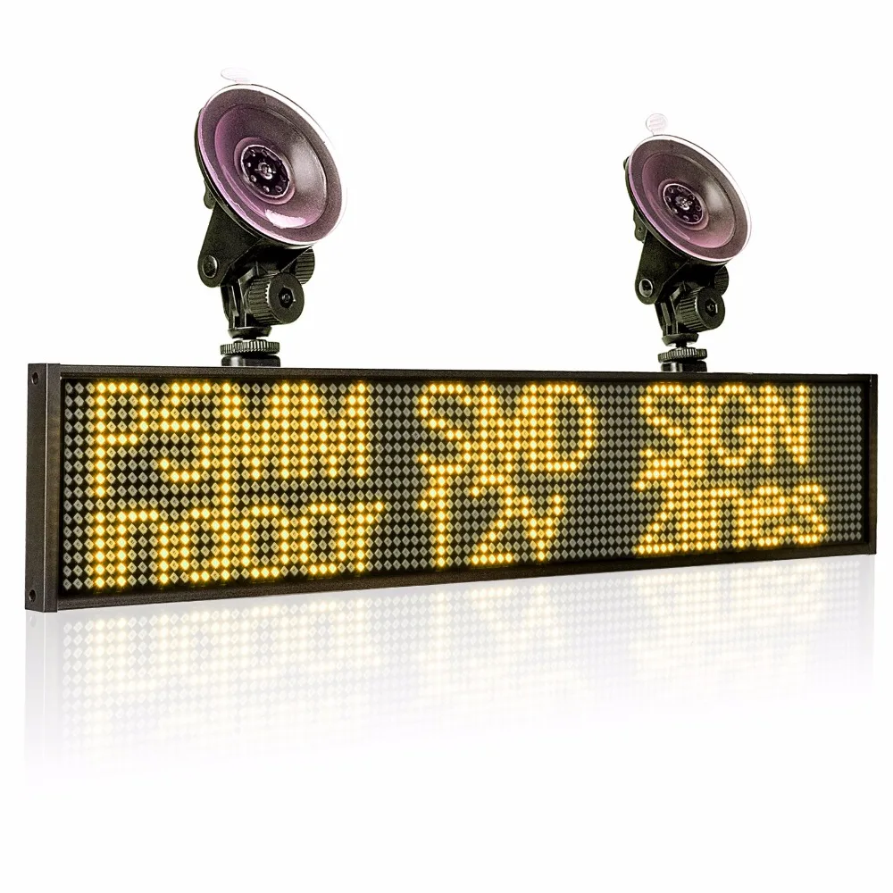 

12V P5 Smd Car WiFi LED Sign indoor Storefront Open Sign Programmable Scrolling Display Board-Industrial Grade Business Tools