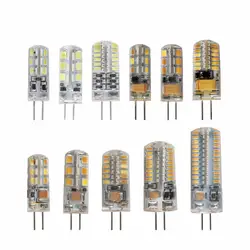 G4 светодиодный лампы DC 12 V/AC 220 V силиконовые лампа 24/32/48/64/96 Светодиодный s заменить 10 W 30 W 50 W галогенной лампы 1 w 2 w 3 w 4 w светодиодный лампа 5 Вт