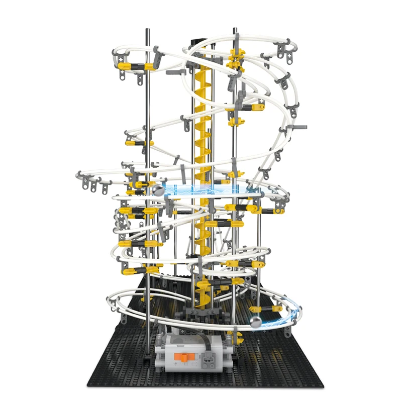 Космический рельс 3D валик для самостоятельной покраски модель американских горок строительные наборы электронные игрушки Spacerail малыш уровень сборки 4 горки мрамор Запуск игрушки