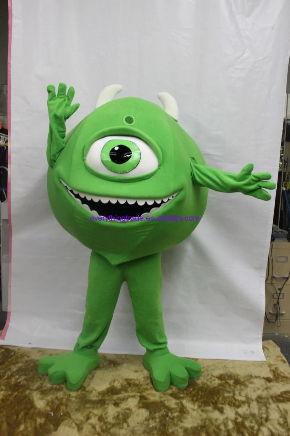 Vandalir Asistencia Monopolio Disfraz de Mascota para adulto de MIKE (MONSTER INC), novedad de  2017|costume mascot adult|cartoon adultcostume costume - AliExpress