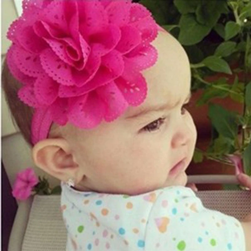 

Multi-Color Toddler Baby Girls Colorful Flower Headband Lace Kids Girls Hair Band Headwear Accessories