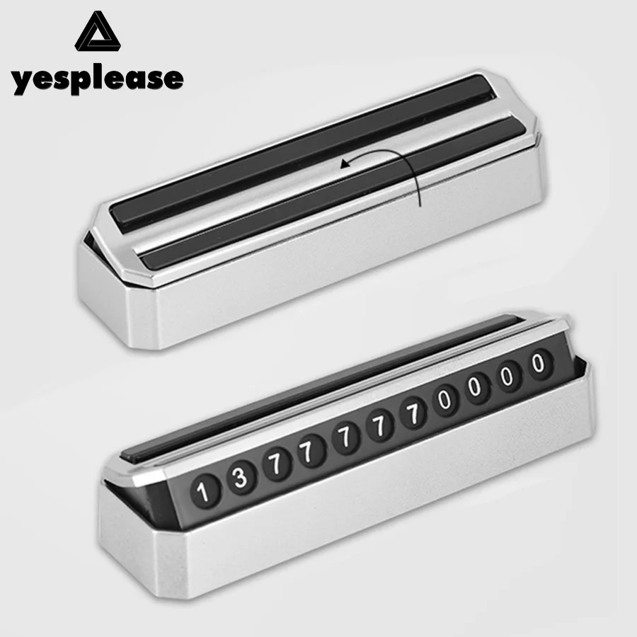 

Doubleside Car Styling Temporary Parking Card Car Parking Sign Notification Number Car-styling Accessories Phone Number Card