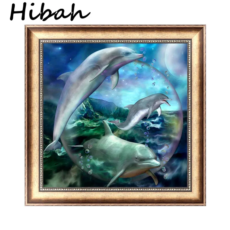 

Underwater World DIY Diamond Embroidery Drawing Cartoon Child Wallpaper Decoration 5d Diamond Painting Mosaic Painting