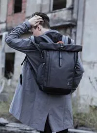 Мужской рюкзак Tangcool для 15,6 дюймов, USB рюкзак для ноутбука, Большой Вместительный Модный стильный рюкзак, водоотталкивающий рюкзак