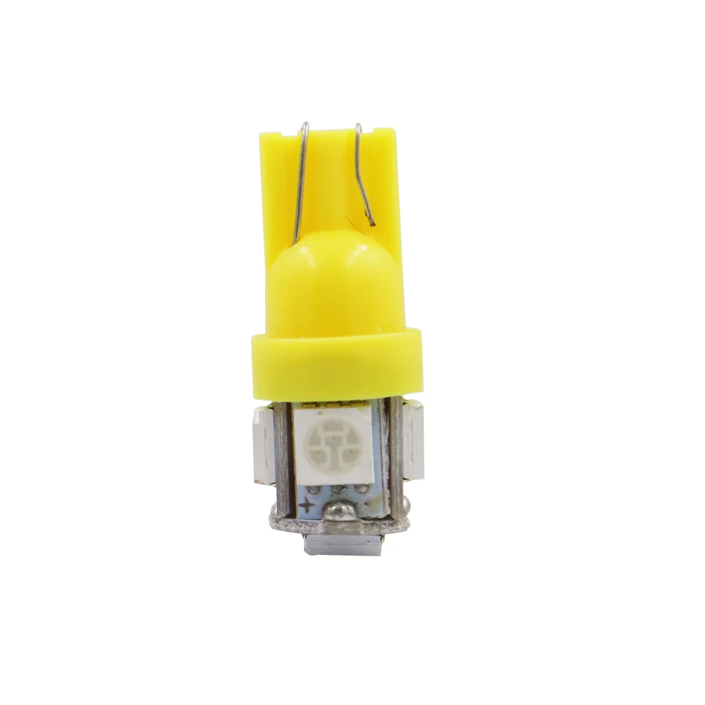 YSY 200 шт T10 синий красный белый интерьер светодиодные 5SMD 5050 авто Led194 168 W5W