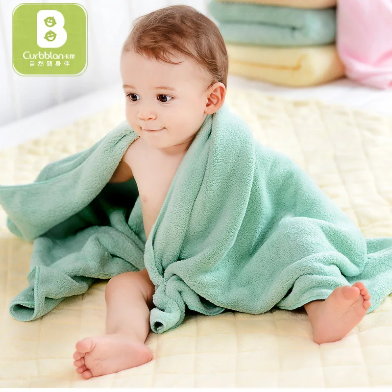 Curbblan Baby Bath Towel Children Newborn Bath Towels Muslin Washcloth  Microfiber Very Soft Skincare Towels 70*150cm Babies - Towels - AliExpress