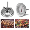 Stainless Steel BBQ Smoker Pit Bimetallic Grill Thermometer Temp Gauge with Dual Gage 500 Degree Convenierernt Cooking ► Photo 3/6