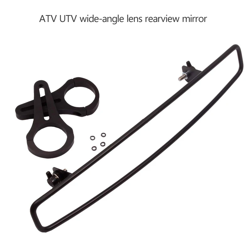 

1PCS 15" Wide Car Rear View Race Mirror Convex Mirror with 1.75" Clamp For ATV UTV