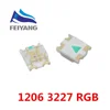 100pcs 1206 (3227) RGB Common Anode SMD LED Bead Tricolor Red Green Blue Ultra Bright Chip LED Light Emitting Diode Lamp SMT ► Photo 2/2