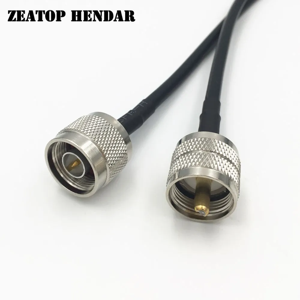 5 шт. N образный штекер для UHF PL259 RG58 / LMR195 RF кабель коаксиальный фоторазъем 20 см 30 50 1