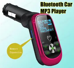 Новый Bluetooth Handsfree CarKit совместимый со смартфонами через Bluetooth fm-передатчик MP3-плеер автомобильный комплект зарядное устройство