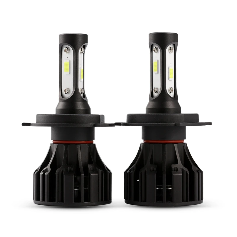 Auxmart Автомобильные фары H7 H4 H11 светодиодные лампы H1 HB3 9005 HB4 9006 H3 авто 72 Вт 8000lm