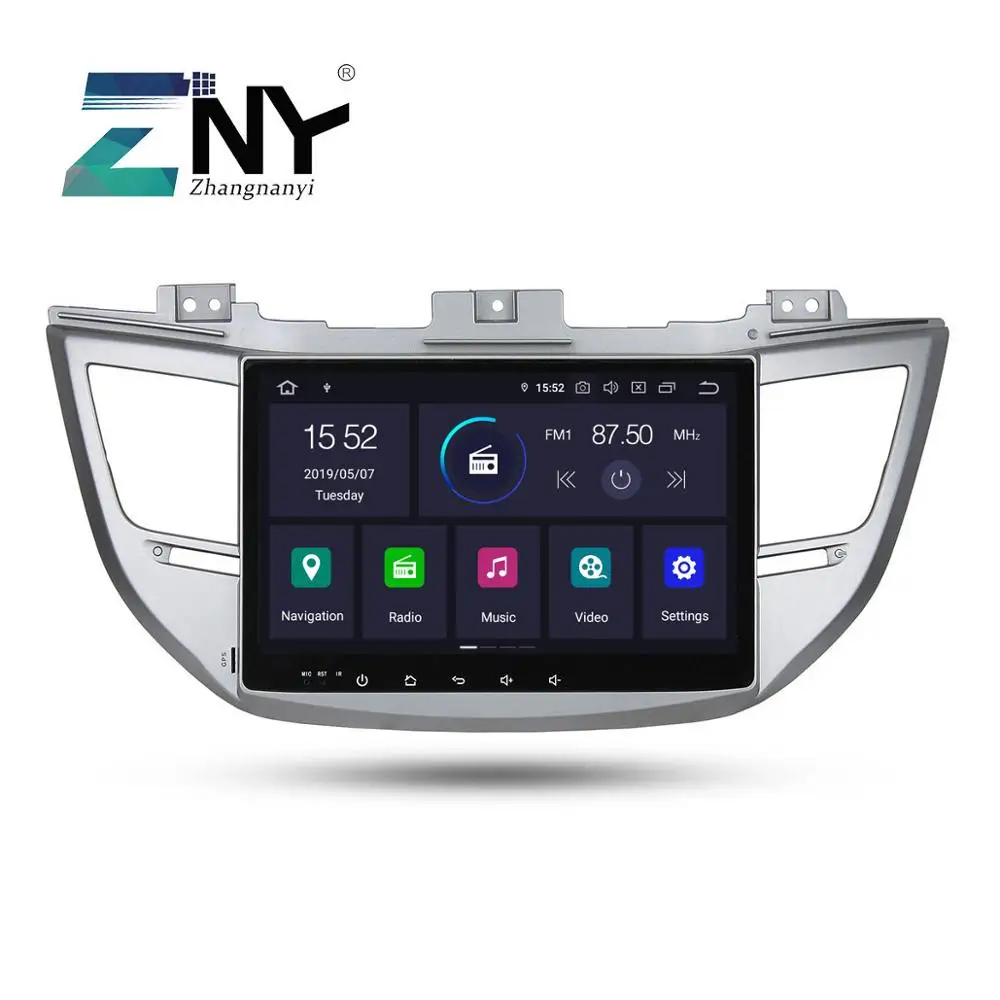 10 1 &quotips 2 Din Android 9 0 автомобильный стерео для hyundai Tucson IX35 2015 2016 2017 компактное