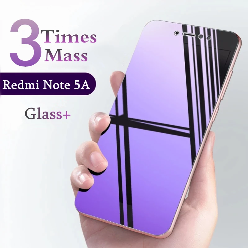 

2pcs Tempered Glass For Xiaomi Redmi Note 5A Pro Screen Protector Anti Blu-ray Glass Protective film For Xiaomi redmi note 5a