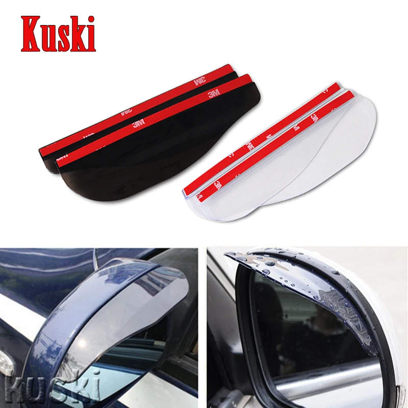 

Car Styling Rain brow Rearview Mirror Sticker For Volkswagen VW Polo Passat B5 B6 CC Golf 4 5 6 7 Touran Tiguan Bora Accessorie