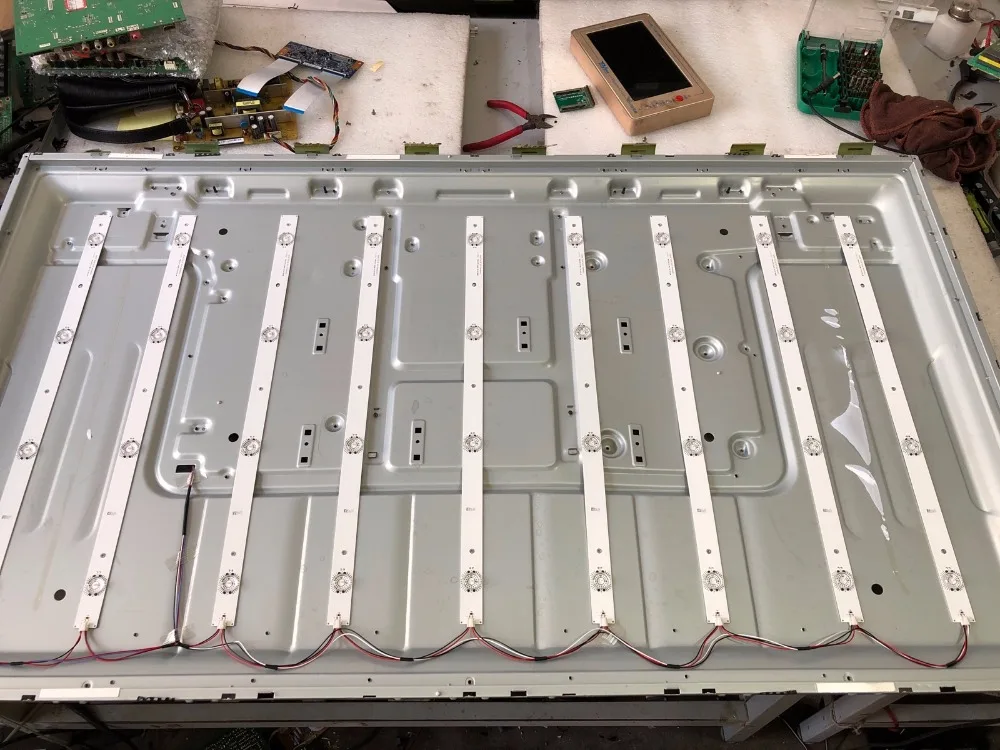 

1set =9pieces SVH480A08 4LED REV02 480mm LED backlight strip for 48 inch TV LED48EC520UA LED48K300U