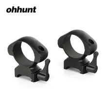 Ohhunt 25,4 мм или 30 мм Диаметр стали быстросъемные Пикатинни Вивер Низкий средний высокий профиль охотничий прицел кольца тактические крепления