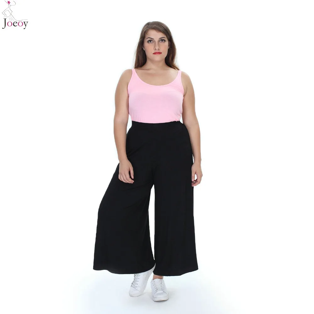 2015 Women Summer High Waist Flare Pant Career Casual
