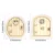 OurWarm 6pcs 3D Wooden Fairy Garden Door Kit with Fairy Window and 'Fairies Welcome' Doormat Kids Birthday Gift Elf Door Decor