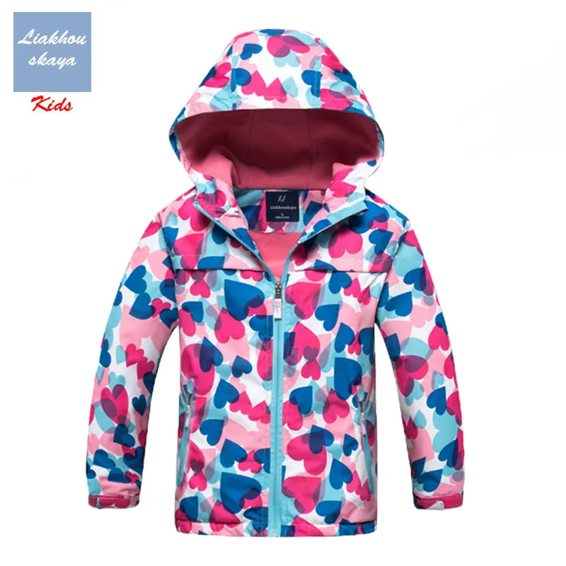 Liakhouskaya/Коллекция года; детская весенняя куртка; Водонепроницаемая Куртка для девочек-подростков; детская верхняя одежда; теплое пальто; флисовые толстовки; От 4 до 13 лет