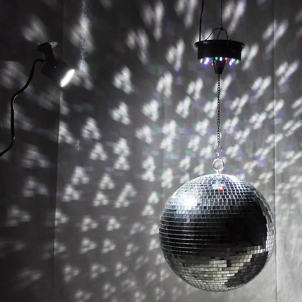 Большой Стеклянный зеркальный диско-шар DJ KTV бар вечерние светильник для сцены прочный светильник ing диско-шар светоотражающий светильник стеклянное зеркало с диско b