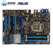 Asus P8B75-V Intel B75 оригинальная б/у настольная материнская плата LGA 1155 Core i7/i5/i3/Pentium/Celeron DDR3 32G ATX