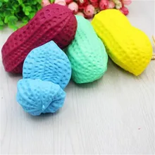 Peanut Soft Cute Slow Rising Squeeze Phone Straps Ballchains Stress Cheap Stuff Toys For Children Gift