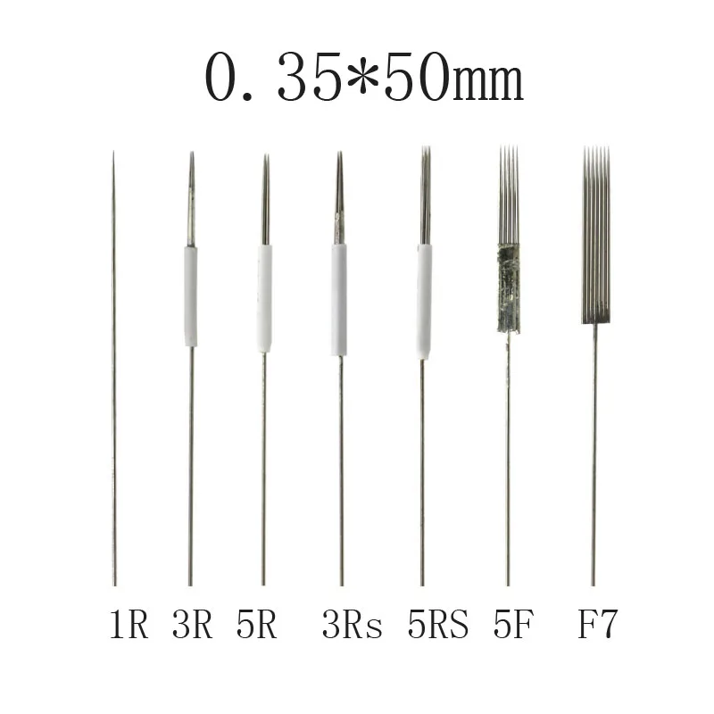 

Dermografo Universal Needles Agulhas Ponteiras 1r, 2r,3r, 5r 3F/5F/7F For Tattoo Permanent Makeup Eyebrow Machine