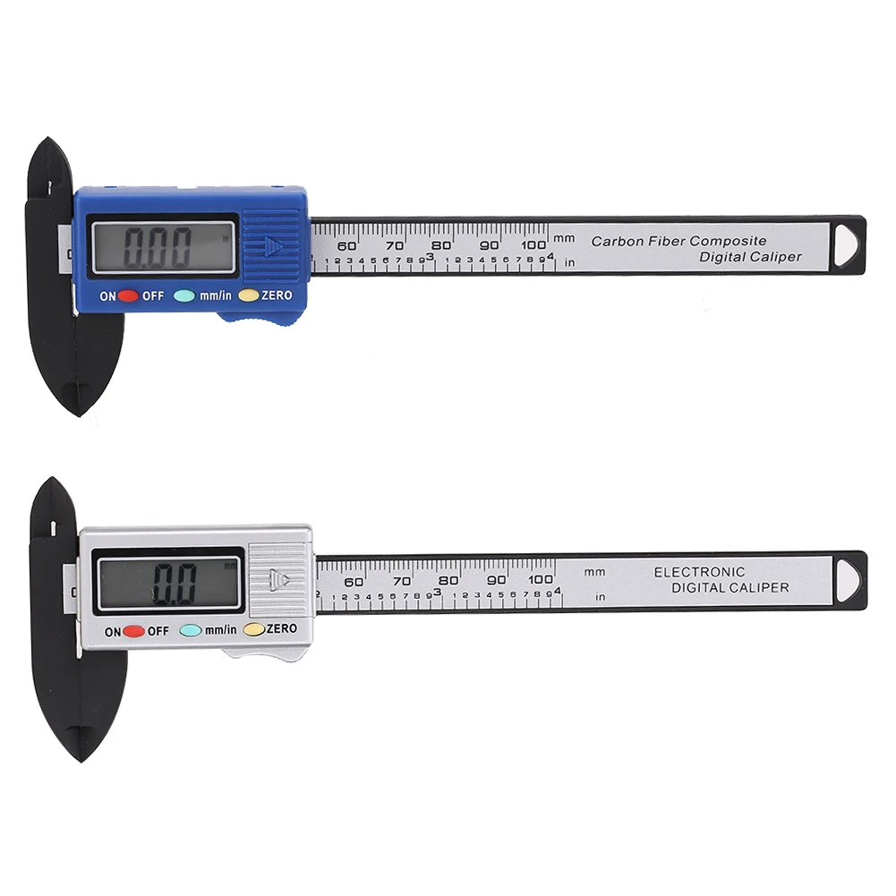 100mm/4inch LCD Vernier Caliper Digital Electronic Plastic Caliper