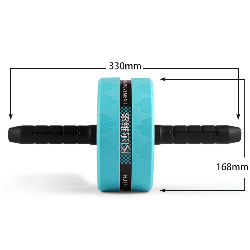 Billige Bauch übung Rad Exerciser Fitness Workout Gym Roller Große für Arme, Zurück, Bauch Core Trainer Kostenloser Knie Pad