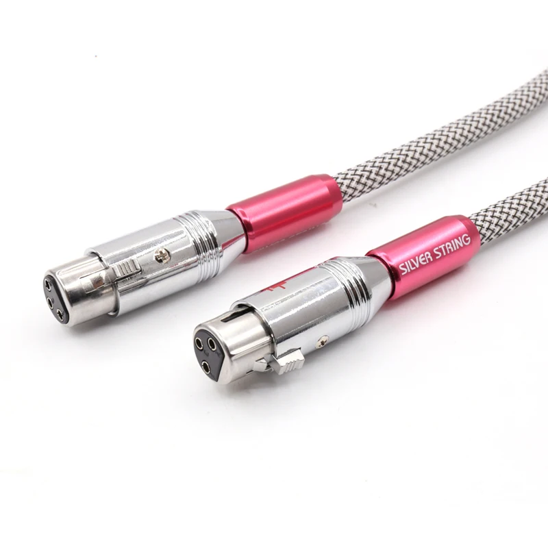 Кабель Hifi XLR аудио CableXLR с медным посеребренным покрытием|xlr audio cable|audio video cableaudio cable