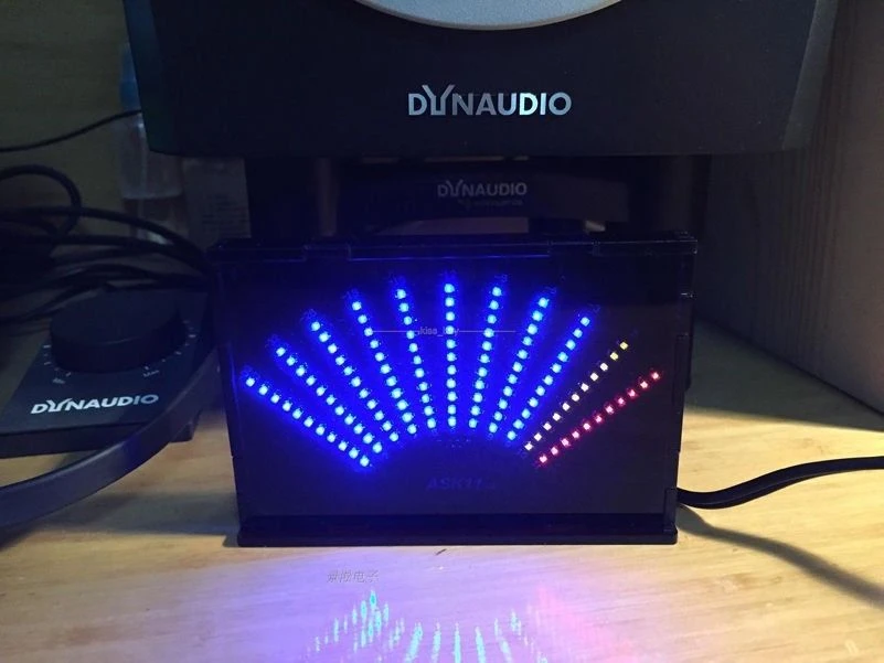 Fanshaped Audio Level Meter Audio Led Display Music Spectrum Analyzer